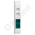 DLP BLOK KOLUMNOWY 2 X 2P+Z. 2 X 2P+Z ZIELONE