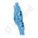 ZŁĄCZKA VIKING SPRĘŻYNOWA 2 TOR 2.5MM2 SZEROKOŚĆ 5 NIEBIESKA