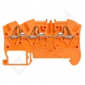 ZŁĄCZKA VIKING SPRĘŻYNOWA 1TOROWA 2.5MM2 SZEROKOŚĆ 5 POMARAŃCZOWA
