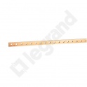 SZYNA MIEDZIANA Z OTWORAMI M5 15 X 4 MM X 1 M