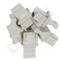 ZESTAW 12 ZAŚLEPEK RJ45 BIAŁE