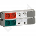 BLOK ZASILAJĄCY. 2 X 2P+Z. 2 X 2P+Z CZERWONE. 2 X 2P+Z ZIELONE. 2 X RJ 45