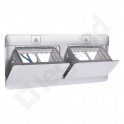 MINIPUSZKA POP-UP DO WYPOSAŻENIA. 8 (2X4) MODUŁÓW. ALUMINIUM