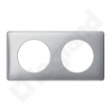 CELIANE - Ramka ANODISED Tekstura aluminium- podwójna