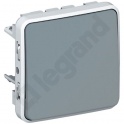 PLEXO55 PRZYCISK PRZEŁĄCZNY SZARY 10A-250V