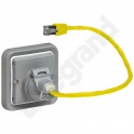 PLEXO55 ADAPTER GNIAZDA RJ45 ZAPEWNIAJĄCY SZCZELNOŚĆ IP44