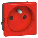 MOSAIC GN 2P+Z PODŁĄCZENIE PRZEZ ZACISKI AUTOMATYCZNE-2 MODUŁY CZERWONE 16A-250V