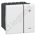 MOSAIC ŚCIEMNIACZ PRZYCISKOWY BEZ PRZEWODU NEUTRALNEGO 600W-2 MODUŁY BIAŁY 230V