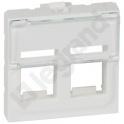 Adapter do złączy podwójnych typu Keystone - Biały