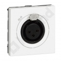 MOSAIC GNIAZDO AUDIO XLR-3 - 2 MODUŁY BIAŁE ŻEŃSKIE NEUTRIK