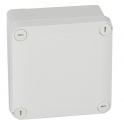 PLEXO55 PUSZKA ODGAŁĘŹNA KWADRATOWA KLASA II BEZ OTWORÓW 105X105X40