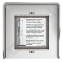 OBUDOWA NATYNKOWA Z DASZKIEM DO PANELI SFERA - 1 MODUŁ - ALUMINIUM