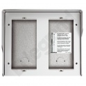 OBUDOWA NATYNKOWA Z DASZKIEM DO PANELI SFERA - 4 MODUŁY - ALUMINIUM