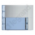 SFERA  PLAKIETKA MODUŁU FONICZNEGO PODSTAWOWEGO - 2 PRZYCISKI - ALUMINIUM