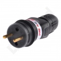 WTYCZKA GUMOWA 2P+Z - 16 A - IP44 - IK08 - AUTOZACISKI I DŁAWIK