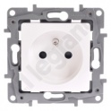 Niloe - Gniazdo 2P+Z 16 A - 250 V~ - z przesłoną, zaciski automatyczne - Białe