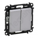 VALENA LIFE ŁĄCZNIK ŚWIECZNIKOWY ALUMINIUM 10 AX - 250 V