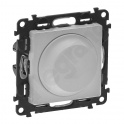 VALENA LIFE ŚCIEMNIACZ OBROTOWY BEZ ZACISKU NEUTRALNEGO ALUMINIUM 230 V