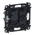 GNIAZDO TV 0-2400 MHZ +RJ 45 KAT. 6 UTP