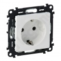 VALENA LIFE GNIAZDO 2 P+Z  Z PRZESŁONĄ BIAŁE 16 A – 250 V
