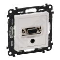 VALENA LIFE GNIAZDO HD 15 + Jack 3.5 mm BIAŁY