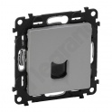 VALENA LIFE GNIAZDO 1 x RJ 13 ALUMINIUM