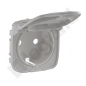 Valena Allure - Plakietka do gniazd SCHUKO ALUMINIUM z klapką
