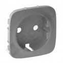 Valena Allure - Plakietka  do gniazd SCHUKO ALUMINIUM