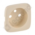 Valena Allure - Plakietka gniazda 2P+Z 6 mm2 KREMOWA
