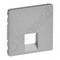 VALENA LIFE PLAKIETKA GNIAZDA 1 x RJ 45 kat. 6A UTP ALUMINIUM