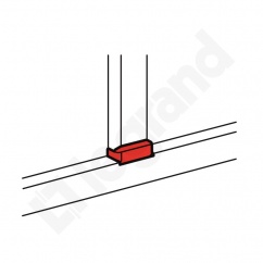 DLP ALU ROZGAŁĘZIENIE PŁASKIE DO KANAŁU 65X105MM