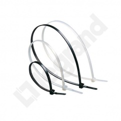 OPASKA COLRING - ZĄBKI WEWNĘTRZNE - DŁUGOŚĆ 180 MM; SZEROKOŚĆ 4.6 MM - CZARNA (BLISTER)