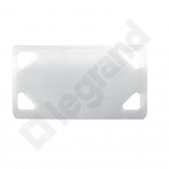 PŁYTKA OPISOWA DO OPASEK O SZEROKOŚCI MAKS. 4.6MM - 40X22MM - BEZBARWNA PŁYTKA OPISOWA DO OPASEK O SZEROKOŚCI MAKS. 4.6MM - 40X22MM - BEZBARWNA