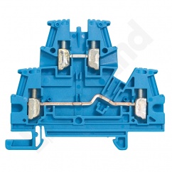 ZŁĄCZKA VIKING 2 TOROWA 4MM2 NIEBIESKA ZŁĄCZKA VIKING 2 TOROWA 4MM2 NIEBIESKA