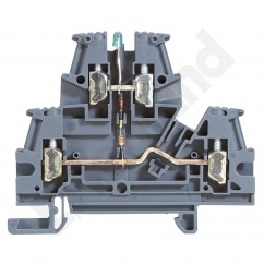 ZŁĄCZKA VIKING 2TOROWA DIODA 4MM2 SZEROKOŚĆ 6 ZŁĄCZKA VIKING 2TOROWA DIODA 4MM2 SZEROKOŚĆ 6