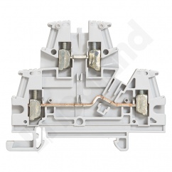 ZŁĄCZKA VIKING 2 TOROWA 4MM2 SZARA