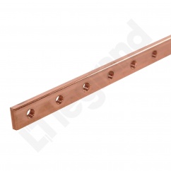 SZYNA MIEDZIANA Z OTWORAMI M5 12 X 4 MM X 1 M SZYNA MIEDZIANA Z OTWORAMI M5 12 X 4 MM X 1 M
