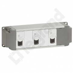 BLOK ZASILAJĄCY. 3 GNIAZDA RJ 45. 2 ZAŚLEPKI 1-MODUŁOWE BLOK ZASILAJĄCY. 3 GNIAZDA RJ 45. 2 ZAŚLEPKI 1-MODUŁOWE