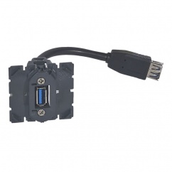 CELIANE - GNIAZDO USB Z PRZEWODEM