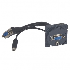 CELIANE - GNIAZDO HD15 + JACK 3.5 MM Z PRZEWODEM CELIANE - GNIAZDO HD15 + JACK 3.5 MM Z PRZEWODEM