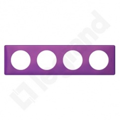 CELIANE - Ramka ANODISED Purpura - poczwórna CELIANE - Ramka ANODISED Purpura - poczwórna