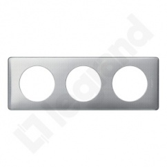 CELIANE - Ramka ANODISED Tekstura aluminium - potrójna CELIANE - Ramka ANODISED Tekstura aluminium - potrójna