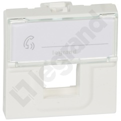 Adapter do złączy pojedynczych typu Keystone - Biały Adapter do złączy pojedynczych typu Keystone - Biały
