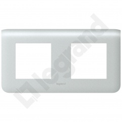 MOSAIC RAMKA PODWÓJNA POZIOMA - 2X2 MODUŁY ALUMINIUM DO UCHWYTU NR REF. 0802 52-58 MOSAIC RAMKA PODWÓJNA POZIOMA - 2X2 MODUŁY ALUMINIUM DO UCHWYTU NR REF. 0802 52-58