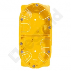 BATIBOX PUSZKA PODWÓJNA PRZELOTOWA DO KARTON-GIPSU 40 MM BATIBOX PUSZKA PODWÓJNA PRZELOTOWA DO KARTON-GIPSU 40 MM