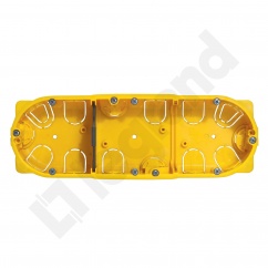 BATIBOX PUSZKA POTRÓJNA PRZELOTOWA DO KARTON-GIPSU 40 MM BATIBOX PUSZKA POTRÓJNA PRZELOTOWA DO KARTON-GIPSU 40 MM