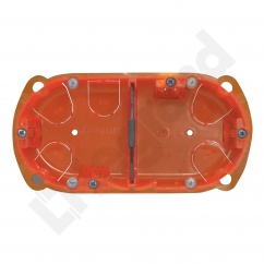 BATIBOX PUSZKA PODWÓJNA DOSTOSWANA DO KAŻDEJ ŚCIANY 40 MM BATIBOX PUSZKA PODWÓJNA DOSTOSWANA DO KAŻDEJ ŚCIANY 40 MM