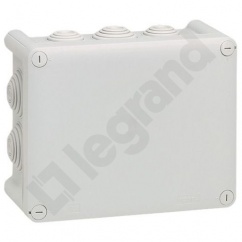 PLEXO55 PUSZKA PROSTOKĄTNA Z PRZEPUSTAMI 180X140X74 MM PLEXO55 PUSZKA PROSTOKĄTNA Z PRZEPUSTAMI 180X140X74 MM