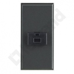 GNIAZDO 8 - PIN AXOLUTE 1 MODUŁ - ANTRACYT GNIAZDO 8 - PIN AXOLUTE 1 MODUŁ - ANTRACYT