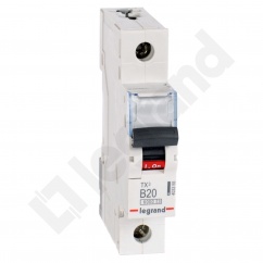 WYŁĄCZNIK NADPRĄDOWY S 301 1P B 20A 6000A SERII TX3